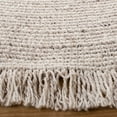 thumbnail image 3 of SAFAVIEH Braided Brittania Solid Polyester Reversible Area Rug, Beige, 6' x 6' Round, 3 of 7