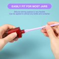 thumbnail image 4 of 6 Pieces Last Drop Silicone Spatula Set Makeup Spatula Lotion Spatula Mini Silicone Bottle Scraper for Slight Makeup Bottle Opening Kitchen Mustard Jar Lipgloss Nail Polish, 4 of 7