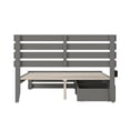 thumbnail image 5 of Oxford Queen Bed with Footboard and USB Turbo Charger with 2 Extra Long Drawers in Grey, 5 of 7