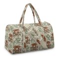 thumbnail image 1 of Garronmavis Highland Cow Print Large Quilted Duffle Bag for Women, Cute Weekender Overnight Travel Carry On Tote Bag with Luggage Sleeve for Gym, Dance, Hospital Use, 1 of 2