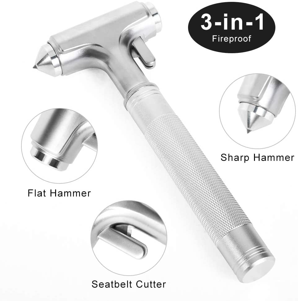 Details about   Car Safety Alloy Steel Axe Hammer Auto Life-Saving Emergency Escape Fire Safety 