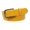 Mustard, variant on 1 1/2" (38 mm) Snap On Nickel Free Faux Synthetic Patent Leather Fashion Plain Belt