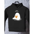 thumbnail image 3 of Adorable Ghost W Heart Hoodie Toddler -Image by Shutterstock,  5 Toddler, 3 of 4