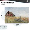 thumbnail image 4 of Stupell Industries French Country Rustic Barn in Colorful Meadow Canvas Art, 45 x 30, by Creative Studio, 4 of 8