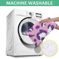 thumbnail image 6 of Pink and Purple Of Leopard Print Square Tablecloth,Waterproof Square Table Cover,Wipeable Spillproof Washable Table Cover for Home Kitchen Party Decor 42"X42"(107x107cm), 6 of 6