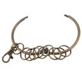 thumbnail image 2 of REACHISE Retro Large Circular Shaped Metal Keychain Key Holder Key Ring with 10 Rings (Bronze), 2 of 4