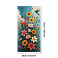 thumbnail image 2 of Yatrandify Colorful Floral Banner Nature Design Butterfly Hummingbird Garden Decor for Spring Festival Outdoor Event Wedding, 2 of 7