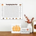 thumbnail image 4 of Thanksgiving Word Search Posters Wall Crossword Puzzle Game Fun Holiday Party Game Classroom Parties Favor Supplies, 4 of 8
