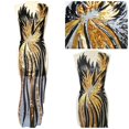 thumbnail image 1 of Lentejuelas Africanas, Apliques Largos, Parches Bordados, Telas De Encaje Nigeriano, Tul Francés Para Mujeres, Ropa De Noche, Vestidos De Fiesta (Negro Y Dorado, 1 Pieza (30X130 Cm)), 1 of 1
