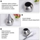 thumbnail image 4 of Freestanding Toilet Brush Holder, Stainless Steel Polished Brushed Finish WC Set for Bathrooms (Brush Included) - Silver, 4 of 5
