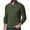 Army Green, variant on Men's Cable Knit Henley Sweater Long Sleeve Button Neck Casual Pullover Top