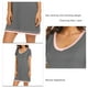 thumbnail image 5 of Camisón suave para mujer, camisones de manga corta de algodón, camisones para mujer probados y confiables, 5 of 6