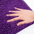 thumbnail image 4 of Zhuge 1 Pc 15.75×23.62in Dark Green Non-Slip Ultra-Absorbent Washable Bath Mat - Practical Bathroom Floor Mat for Home Dry Protection, 4 of 5