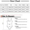 thumbnail image 3 of Tejiojio Women's Solid Lace Long Sleeved V-neck Skintight Onesie Bodysuits Clearance Womens Plus Shorts, 3 of 7