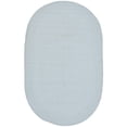 thumbnail image 1 of Safavieh Braided 9' X 12' Oval Hand Woven Cotton Rug in Light Blue, 1 of 1