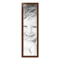 thumbnail image 2 of ArtToFrames 11" x 40" Walnut Picture Frame, 11x40 inch Brown Wood Poster Frame (WOM-4086),  Pack, 2 of 8