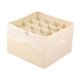 thumbnail image 3 of Organizador de zapatos para armario con asas, portátil, plegable, con tapa transparente, caja de almacenamiento para tacones, dormitorio, lavadero, Beige, 3 of 8