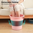 thumbnail image 4 of Portable Folding Bucket Convenient Space-saving Design Water-resistant Easy to Store Fishing Travel Car Wash Bucket, 4 of 5