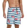 thumbnail image 2 of Wukai Clown Fish Men’s Short Pajama Pants With Pockets Soft Sleep Pj Shorts for Men-XX-Large, 2 of 6