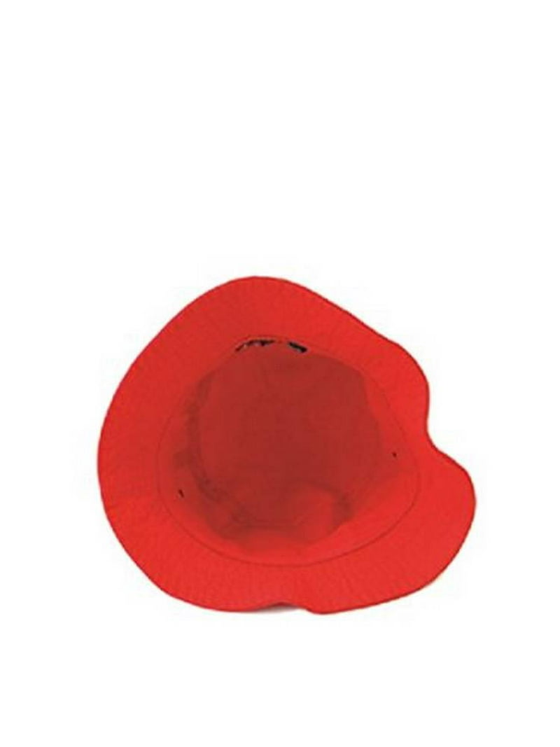 Lifeguard, Bucket Hat, Embroidered Cross, Red, Made of 100  display picture 2