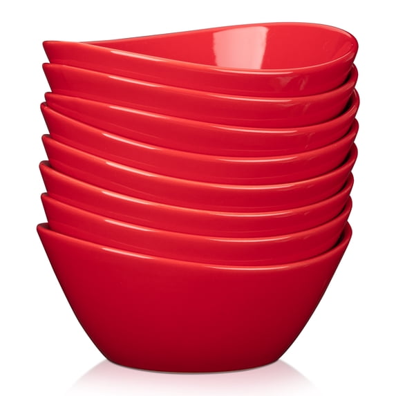 Zzistar 8 Piece Porcelain Bowls Set, 18 Ounce Round Ceramic Bowl