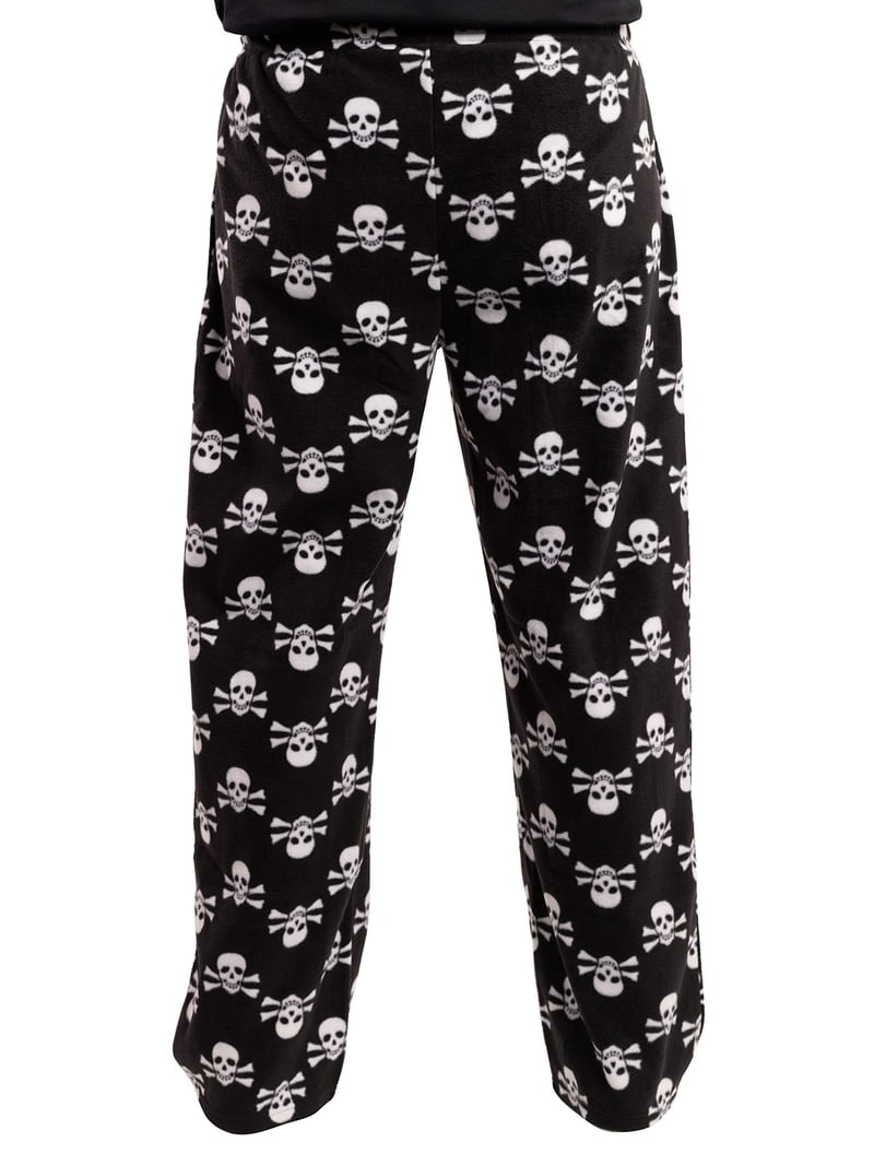 followme Men's Microfleece PJ Pants, Buffalo Plaid with Pockets