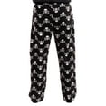 thumbnail image 3 of #followme Microfleece Mens Buffalo Plaid Pajama Pants with Pockets (Black Skull Crossbones, X-Large), 3 of 3