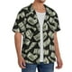 thumbnail image 2 of Fotbe Dollar Camisa Estampada de Manga Corta para Hombre, Casual de Verano, Estilo Playero, Sin Arrugas-Medium, 2 of 5