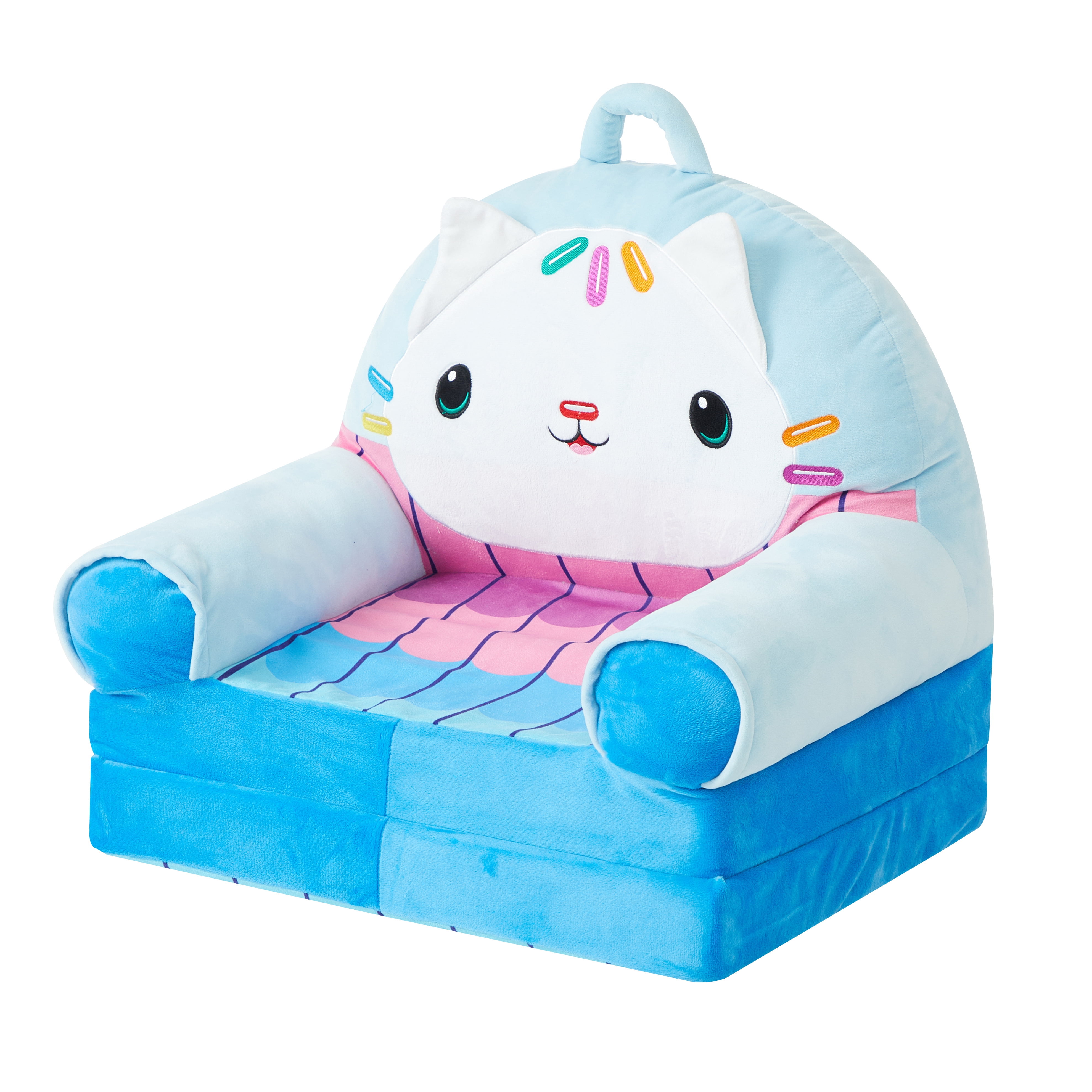 Gabby's Dollhouse Cakey Blue Flip Out Chair 19" in