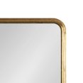 thumbnail image 4 of Kate and Laurel Caskill Modern Framed Rounded Rectangle Full-Length Mirror, 16 x 48, Gold, Tall Decorative Round Rectangular Statement Mirror for Wall, 4 of 8