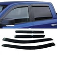thumbnail image 5 of EGOESWELL 94141 Car Window Visor Vent Sun Shade Rain Guard Deflector, Acrylic Wind Deflector, Tape-On Self-Adhesive Outside Mount Side Window Wind Guard, Rain Protector, Wind Noise Reducer, 4PCS, 5 of 9
