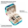 thumbnail image 2 of tie dye Travel Portable Jewelry Organizer: Square Bracelet Holder, Jewelry Display, and Box for Girls and Women, 2 of 6