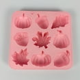 thumbnail image 5 of Luxcidy 4pcs Halloween Silicone Molds, Maple Leaf Pumpkin Chocolate Silicone Mold, 3D Halloween Thanksgiving Candy Molds Fall Maple Leaf Pumpkin Molds for Cake Decoration, 5 of 5