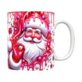 3D Christmas Ceramic Mug Christmas Mug Santa Claus Mugs Snowman Mug