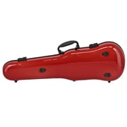 GEWA Violin Case, Air 1.7, Shaped, 4/4, Red/Black, High Gloss, w/Subway Handle