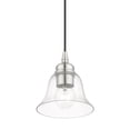 thumbnail image 4 of 46480-91 Livex Lighting Moreland - 1 Light Pendant In Transitional Style-12.5 Inches Tall and 6.25 Inches Wide-Brushed Nickel Finish    -Traditional, 4 of 9