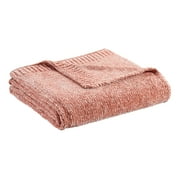 Better Homes & Gardens Blush Orange Chenille Throw, 60" x 50"