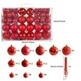 thumbnail image 3 of 100PCS Shatterproof Christmas Ball Ornaments Set for Xmas Tree Decorations, Holiday Ornaments with Handheld Gift Package for Indoor Outdoor Home Christmas Party Decoration, 3 of 8