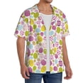 thumbnail image 2 of Goofa Easter Egg Printed Men's Casual Short-sleeved Shirt,Lightweight Breathable Button-down,Summer Casual men's top,Versatile Fashion shirt-3X-Large, 2 of 7