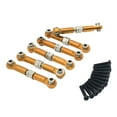thumbnail image 3 of Metal 43-55mm Steering Links Pull Rod for HS 1/18 RC Car Truck , golden, 43mm, 3 of 8