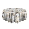 thumbnail image 5 of Cute Golden Retriever Round Tablecloth 60"x60",Wrinkle Wipeable Table Cloth for Kitchen Dining Room Picnic Patio Party, 5 of 6