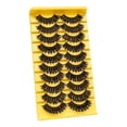 thumbnail image 1 of Visland 10 Pairs False Eyelashes 3D Effect Realistic Curled Russian Volume Eyelashes Makeup Prop Daily Life, 1 of 7