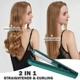 thumbnail image 3 of Joernso Portable USB Hair Straightener Fast Heating Electric Curling Iron Straight Curly Hair Bangs Mini Curling Wand Travel Women Hair Styling Tool, 3 of 8