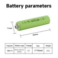 thumbnail image 5 of Palogreen AAA Rechargeable Battery 20-Pack 1.2V Ni-MH Triple A Batteries 900mAh with Battery Case fot solar light, 5 of 7