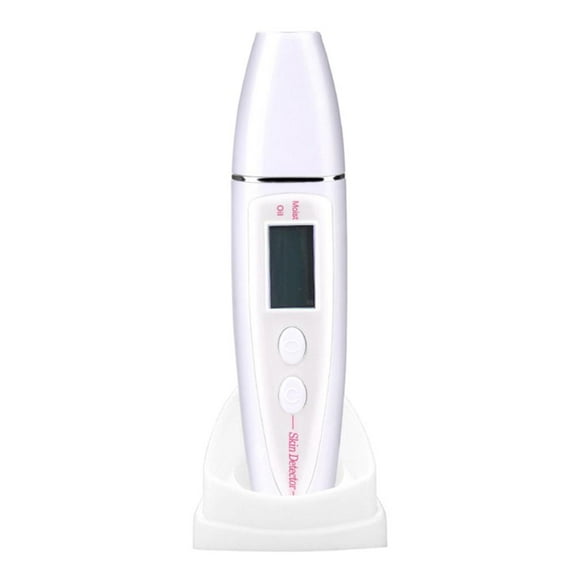 Herramienta Analizadora de Humedad Facial de Del Contenido de Aceite de Facial Digital LCD - Blanco Yinane analizador de humedad de la piel digital