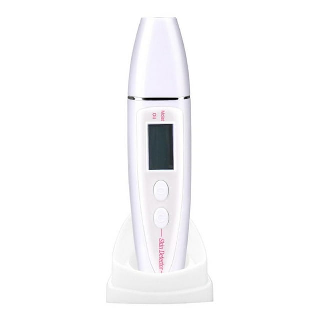 Herramienta Analizadora de Humedad Facial de Del Contenido de Aceite de Facial Digital LCD - Blanco Yinane analizador de humedad de la piel digital