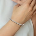 thumbnail image 5 of Primal Gold 14 Karat White Gold AA Diamond Tennis Bracelet, 5 of 5