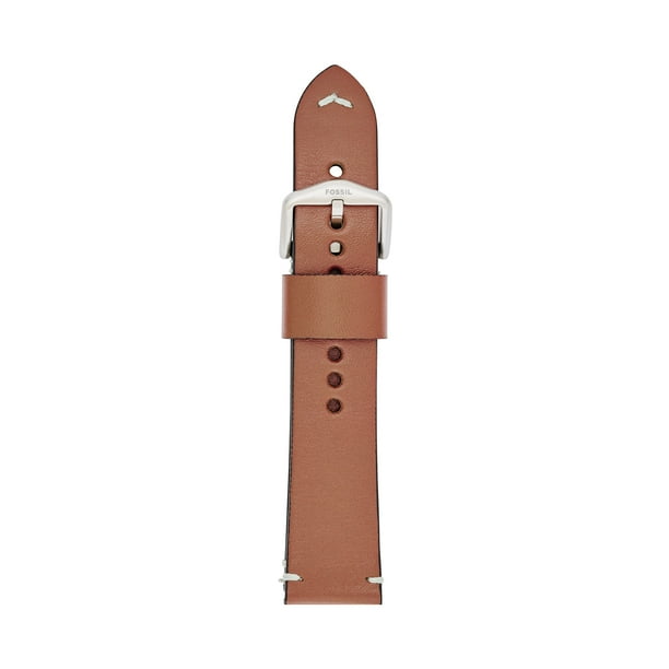 Fossil - Fossil Men's 22mm Tan Leather Watch Strap - Walmart.com