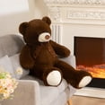 thumbnail image 2 of HollyHOME 36 Inch Giant Teddy Bear Big Plush Stuffed Animal Soft Cuddly Toy Gift for Girlfriend Kids Valentine's Day  Chocolate, 2 of 9
