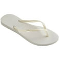 thumbnail image 2 of Havaianas Women's Slim Flip Flops - Spring and Summer Pool Sandals for Women - White, 9/10, 2 of 7